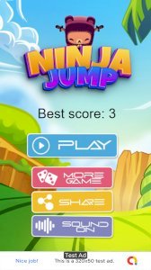 Ninja Jump ( Admob + Android Studio)
